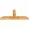 Ekena Millwork Portland Rough Sawn Timber Gable Bracket, Western Red Cedar, 60"W x 27"H x 4"D x 6"F, 11/12 Pitch GBW060X27X0406POR00RWR - alternate 4